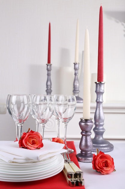 Kolacja przy świecach